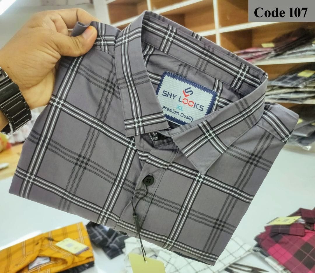 Check Shirt Cotton full Sleeve