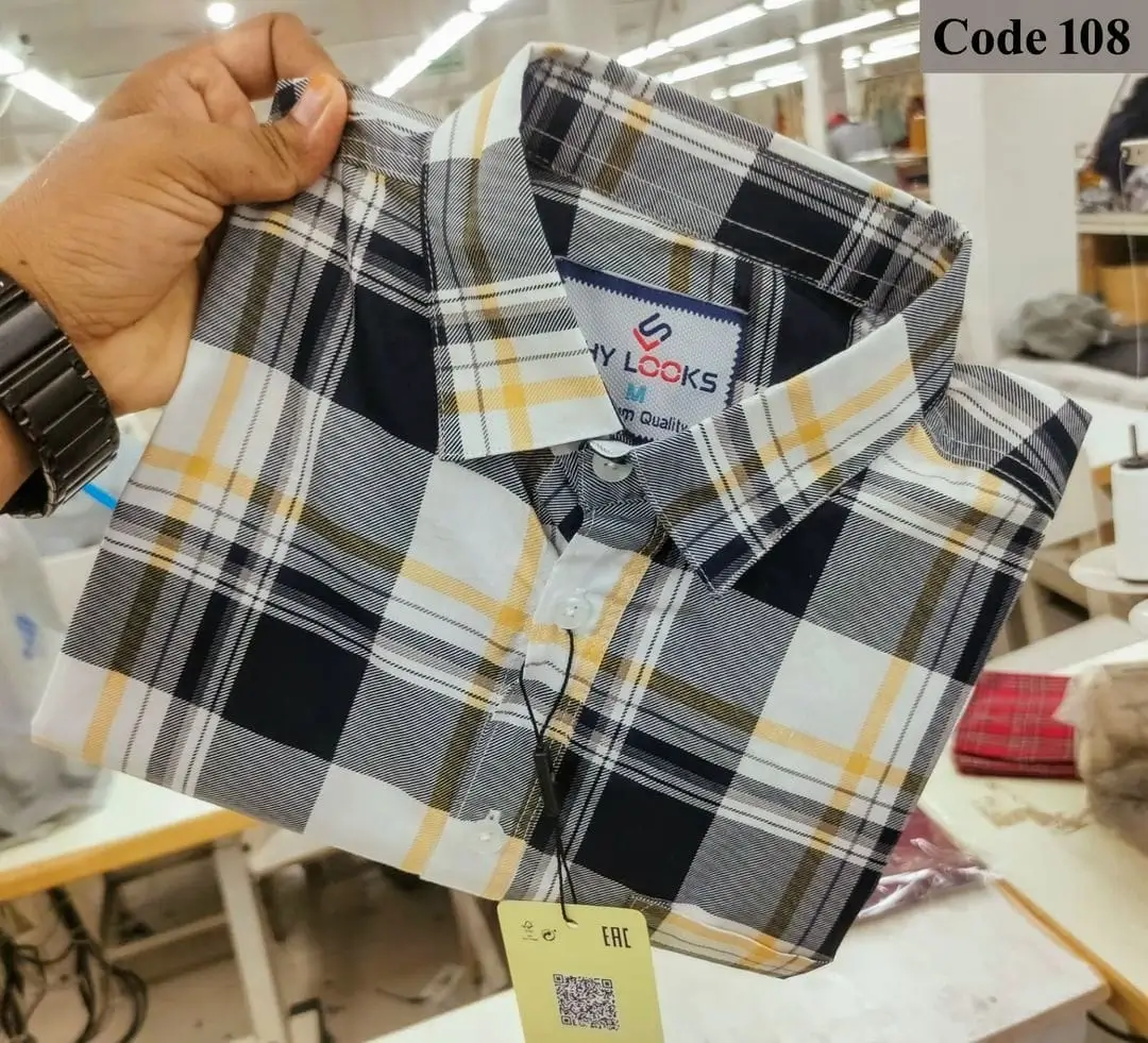 Check Shirt Cotton full Sleeve